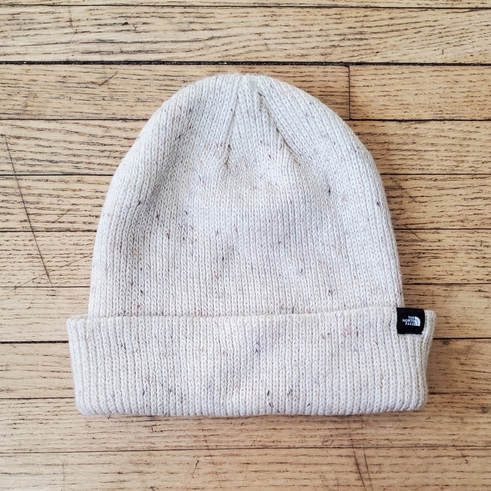 Cream North Face Hat